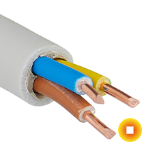 Сетевой кабель в бухтах 0,45х4 мм S/FTP Cu Stranded PVC