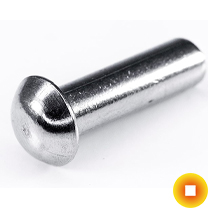Заклёпки алюминиевые полнотелые 6х10 мм Д16Т ГОСТ 14797-85